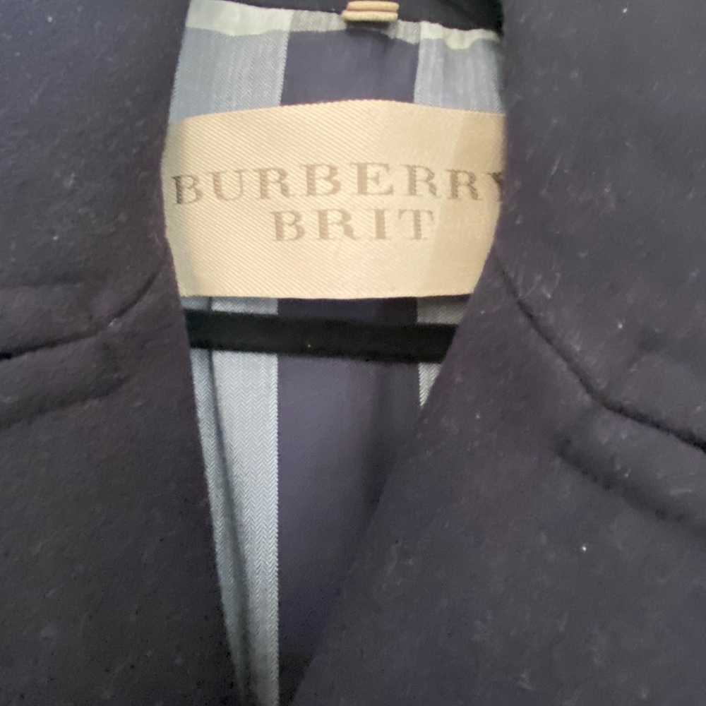 Burberry long wool coat